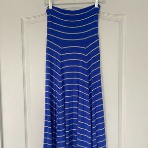 Gap A-Line Long Striped Skirt